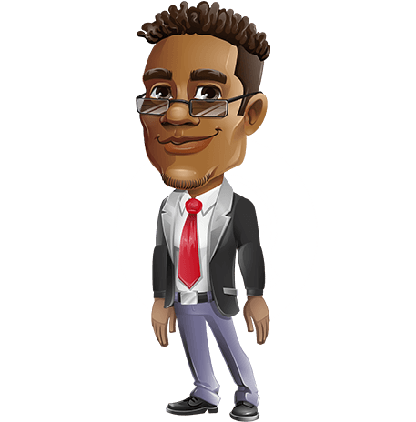 Handsome African-American Teacher Puppet